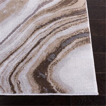 Safavieh 4 x 4 ft. Craft Contemporary Square Power Loomed Rug, Gold & Grey CFT819D-4SQ